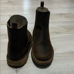 Clarks Brown Leather Ankle Boots